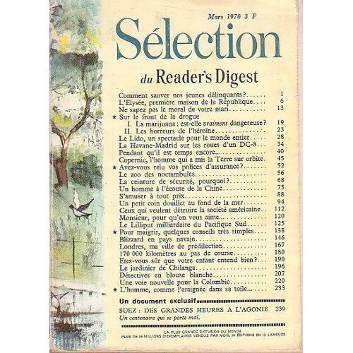 Selection Du Reader's Digest  N° 287 : Mars 1970