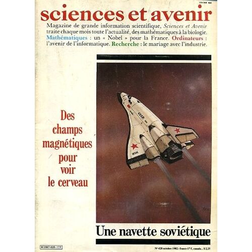 Sciences Et Avenir  N° 428 : Des Champs Magnetiques Pour Voir Le Cerveau;Des Bateaux Romains Sur Le Rhin;Guerre Ou Paix:Le Lion Sait Choisir;Faire Pleuvoir:Moins Facile Que Prevu;L'energie Des Roseaux