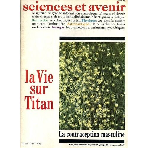 Sciences Et Avenir N° 420 Du 01/01/1982