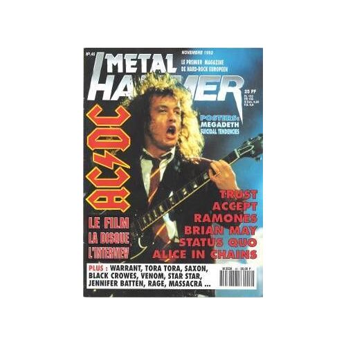Metal Hammer  N° 46 : Ac/Dc, Trust, Accept...