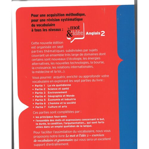 Le Mot Et L'idée. L'anglais