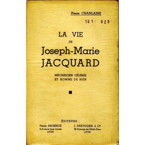 La Vie De Joseph-Marie Jacquard