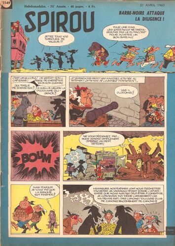 Spirou N° 1149 : Barbe Noire Attaque La Diligence!