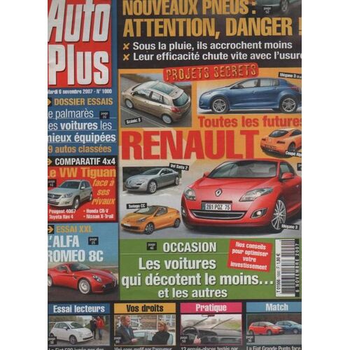 Auto Plus  N° 1000 : Toutes Les Futures Renault