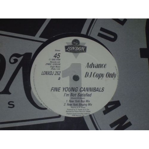 I'm Not Satisfed   (New York Rap Mix)