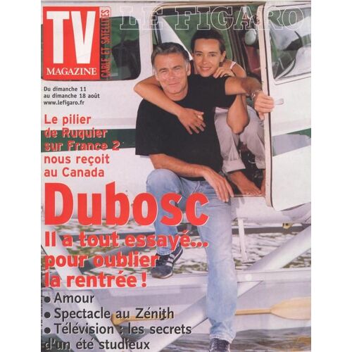 Le Figaro Tv / 10-08-2002  N° 18035 : Elvis Presley (1p) - Vanessa Paradis (1/2p) - Franck Dubosc (2p)