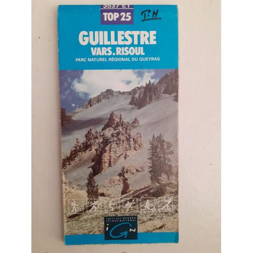 Carte Ign 3537 Et Guillestre Vars. Risoul Pnr Du Queyras
