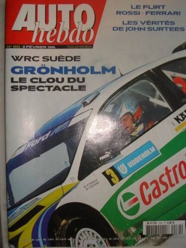 Auto Hebdo N° 1532 : Wrc Suéde : Grönholm. Le Clou Du Spectacle.