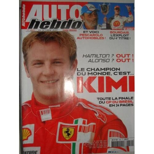 Auto Hebdo N° 1620 : Le Champion Du Mon De C'est Kimi
