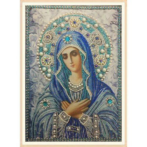 5d Peinture À La Main Diamant Broderie Religieux Spécial En Forme De Diamant Peinture Point De Croix Diamant Religion Strass Maison Déco