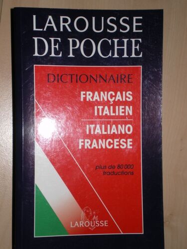 Larousse De Poche - Dictionnaire Français-Italien Italiano-Francese