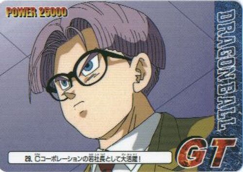 Carte Dragon Ball Gt N°29 Avec Trunk( Dragonball Battle )