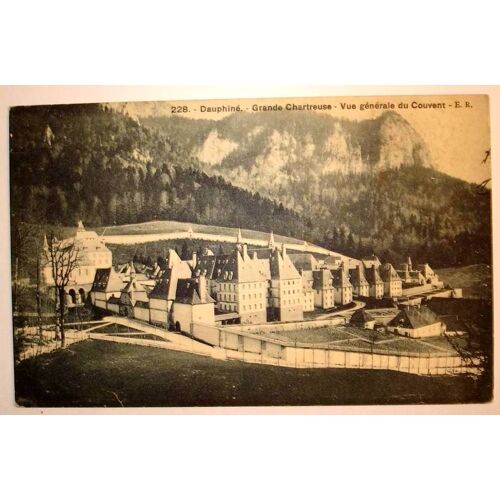 Carte Postale Ancienne Dauphine Couvent De La Grande Chartreuse Vue Generale Du Couvent