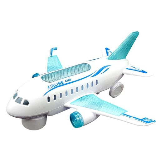 Mvi Modele Airbus Jouets Avion Electrique Mignon Durable Avion Jouets Musique Led Rotation Enfants Clignotant Dessin Anime Avions