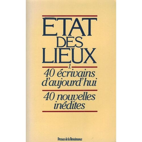 Etats Des Lieux - Nouvelles