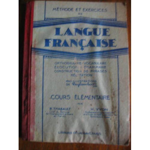 Langue Française, Cours Élémentaire