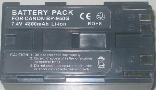 Batterie pour CANON BP-950G BP950G GL-1 *4800mAh*