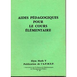 Élem-Math N° 5 - Aides Pédagogiques Pour Le Cours Élémentaire
