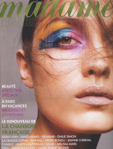 Madame Figaro / 10-07-2004  N° 18639 : Melissa Mars (1,5p) - Lambert Wilson (2p) - Pierre Bondu (1,5p) - Keren Ann (1,5p) - Raphael (1,5p) - Emilie Simon (1,5p) - Aurelie Nemours (3p) - Bénabar (1,5p)