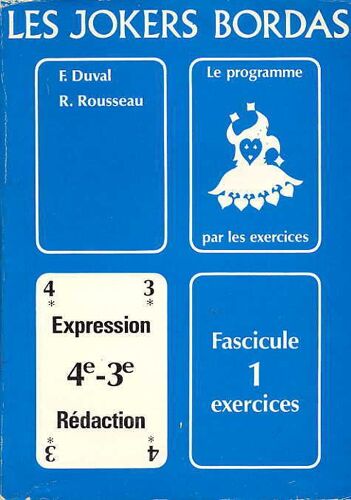 Expression 4ème-3ème -Fascicule 1(Exercices)