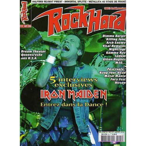 Rock Hard N° 25 : Iron Maiden 5 Interview Exclusive Entre Dans La Dance