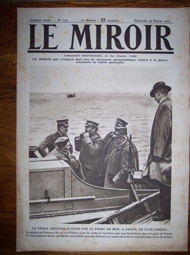 Dimanche 25 Fevrier 1917