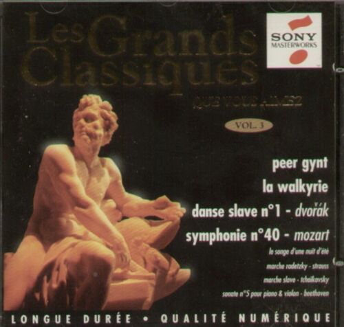 Les Grands Classique S Que Vous Aimez Vol 3 Peer Gynt, La Walkyrie, Dans Slave Dvorak, Mozart