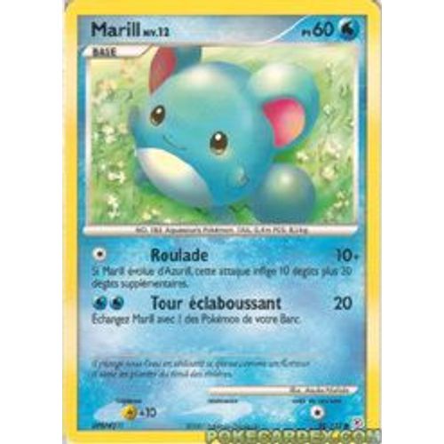Pokemon - Marill Niv.12 - 60pv Carte N°88/130