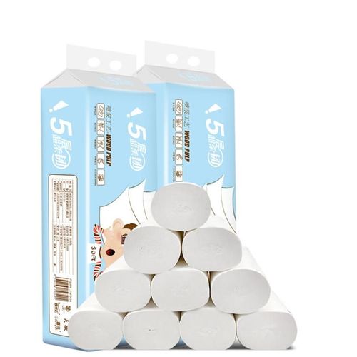 12 Rouleaux D'un Ensemble Papier Hygienique Durable Menage Rouleau Papier Toilette Pate De Bois Sans Noyau Papier De Soie Marchandises Menageres