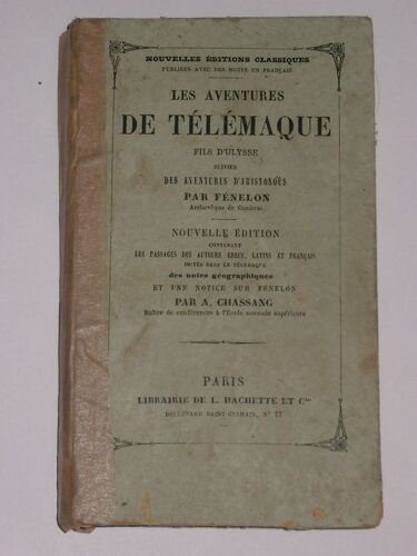 Les Aventures De Telemaque Suivies Des Aventures D 'aristonous Nouvelle Edition Contenant Les Passages Des Auteurs Grecs, Latins Et Français