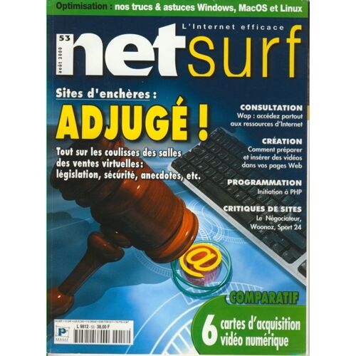 Netsurf  N° 53 : Sites D'enchères : Adjugé !