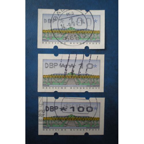 Lot De 3 Timbres De Distributeurs - Allemagne Fédérale - Rfa - Dbp - Deutsche Bundespost