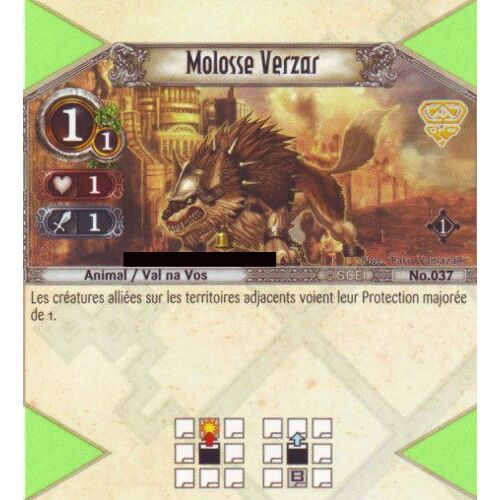 Biolith Rebellion - Carte The Eye Of Judgment No.037 (Molosse Verzar)