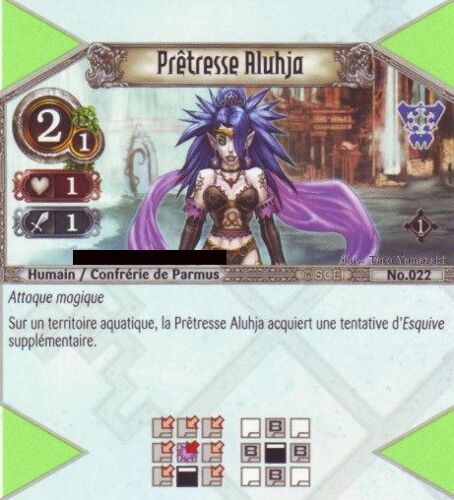 Biolith Rebellion - Carte The Eye Of Judgment No.022 (Prêtresse Aluhja)