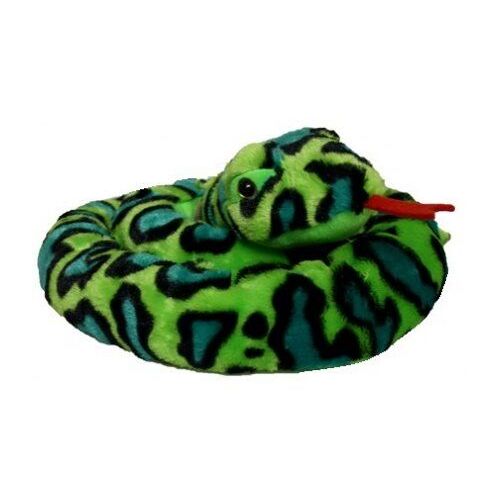 Peluche Xxxl Anaconda Vert 300cm - Grand Serpent En Peluche De 3 Metres De Long - Grand Animal Exotique 3 M