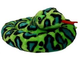 Peluche Xxxl Anaconda Vert 300cm - Grand Serpent En Peluche De 3 Metres De Long - Grand Animal Exotique 3 M