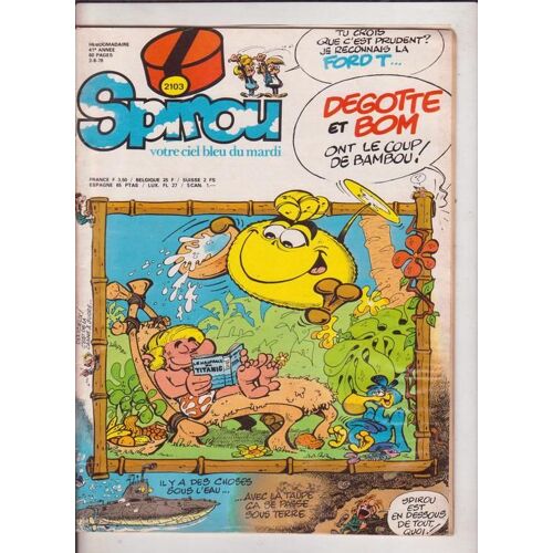 Hebdomadaire Spirou N° 2103