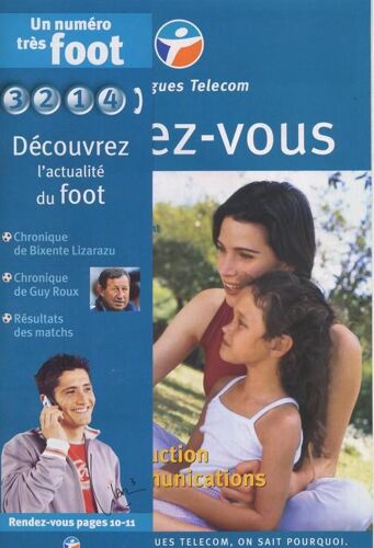 Bouygues Telecom / 06-2002  N° 6 : Bixente Lizarazu (1/2p)