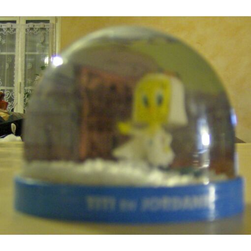 Boule à paillettes à neige cadeau Looney Tunes Titi - Tweety