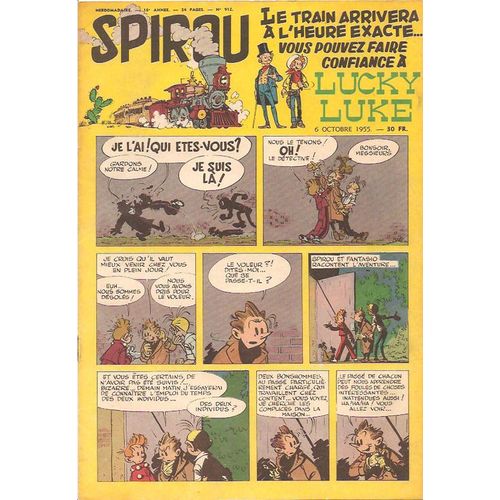 Spirou  N° 912 : Faire Confiance À Lucky Luke.