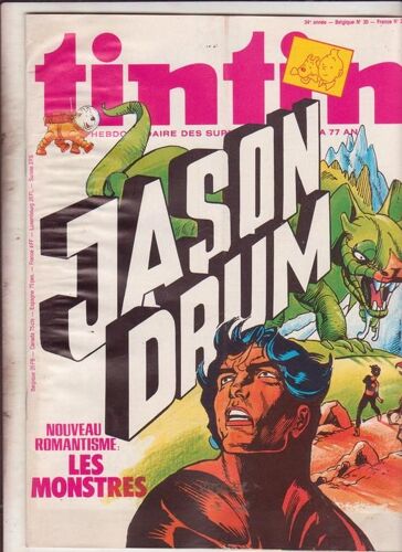 Tintin Hebdomadaire 34e Année  N° 202 : Jason Drum