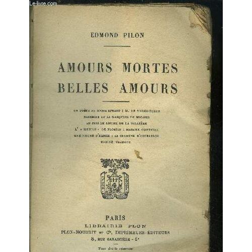 Amours Mortes, Belles Amours