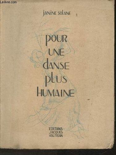 Pour Une Danse Plus Humaine