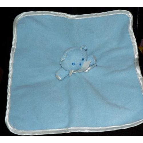 MUSTELA MUSTI ours bleu blanc plat polaire doudou