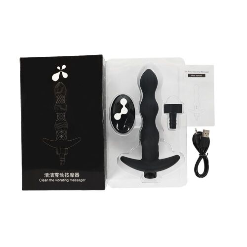 Vibromasseur De Massage De Prostate Pour Homme, Avec Télécommande, 10 Modes, Pulvérisation D'eau, Jouet Sexuel