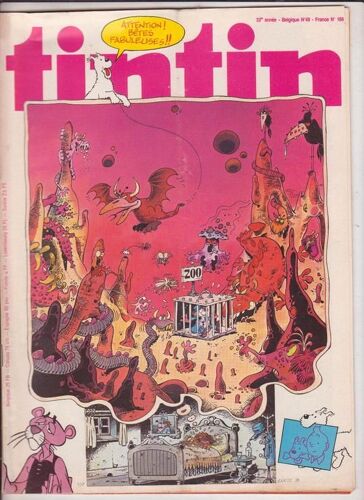 Tintin 33° Annee N° 169 : Attention Betes Fabuleuses