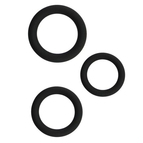 Anneau Pénien En Silicone Pour Hommes, Anneau D'éjaculation Prématurée, Anneau D'érection Durable, Jouets Sexuels Pour Adultes, 3 Pièces