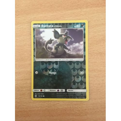 (406) Rattata D'alola 76/149 Pokemon