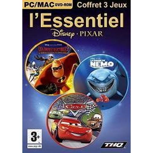 Coffret 3 Jeux : Cars - Le Monde De Nemo - Les Indestructibles Pc