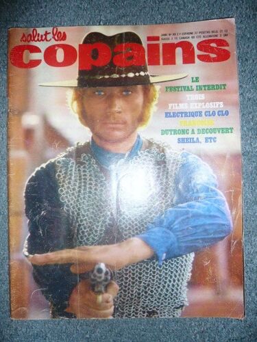 Salut Les Copains 89 Johnny Halliday, Eddy Mitchell  N° 89 : Trois Films Explosifs